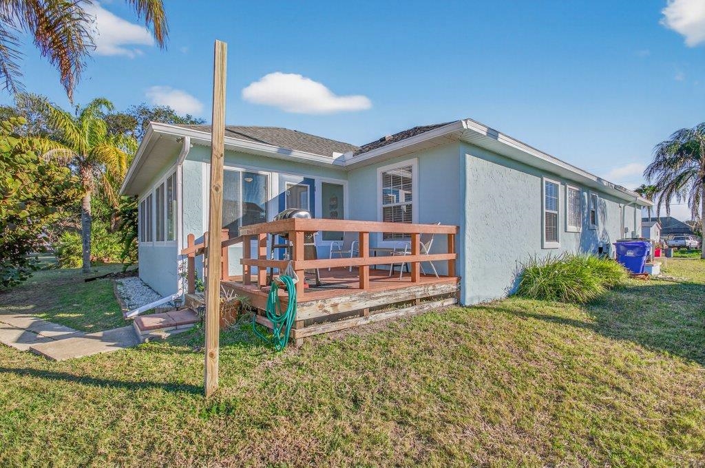 254 Basque Road St. Augustine, FL 32080 - Photo 48 of 67 a view of a house with a yard and plants