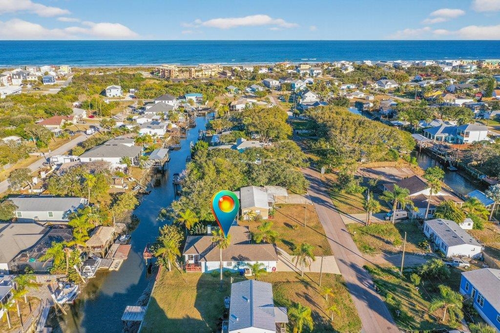 254 Basque Road St. Augustine, FL 32080 - Photo 8 of 67 Aerial view of residential area with a large body of water