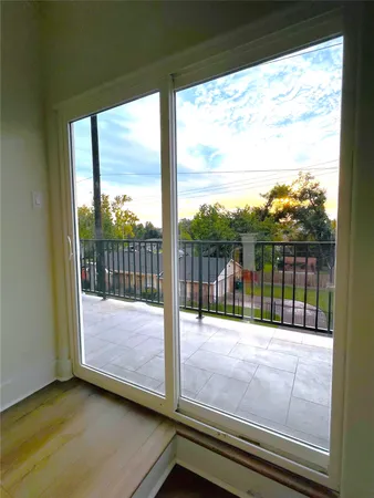 a spacious bathroom with a sink and a bathtub