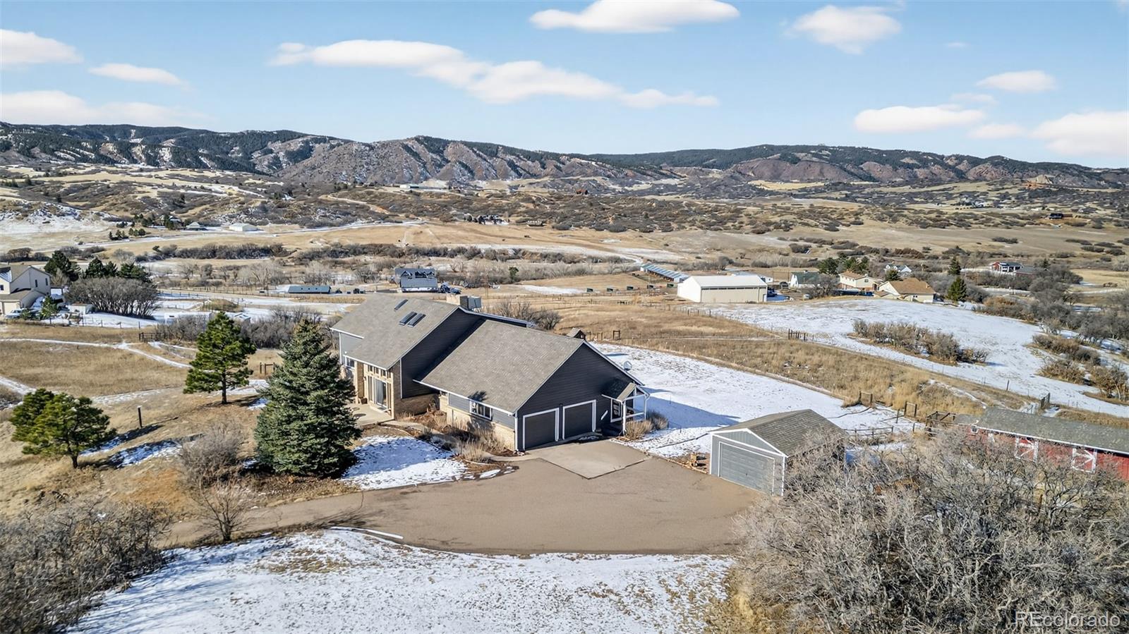 4205 West Parkridge Road Sedalia, CO 80135 - Photo 4 of 50 a view of a city