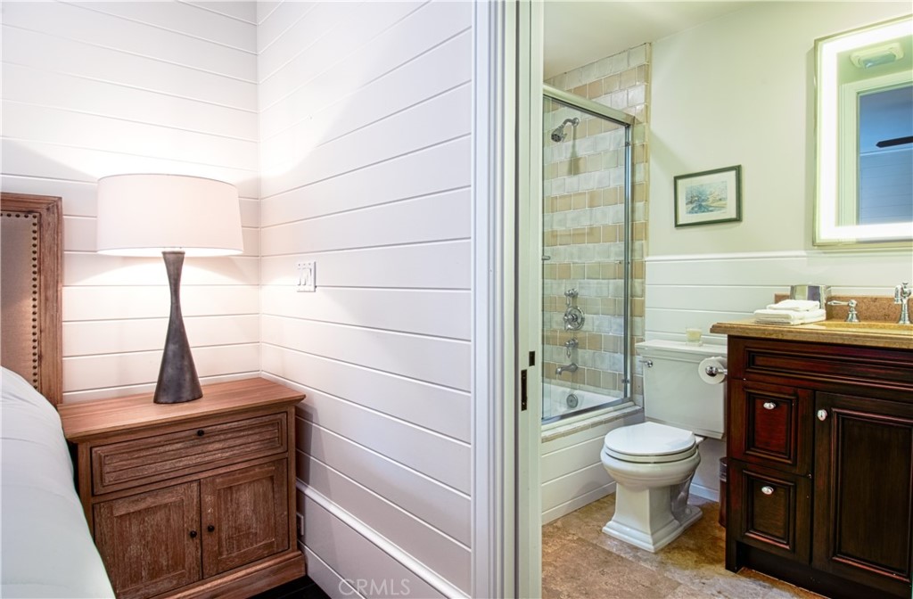 322 Emerald Bay Laguna Beach, CA 92651 - Photo 30 of 34 a bathroom with a sink toilet and shower