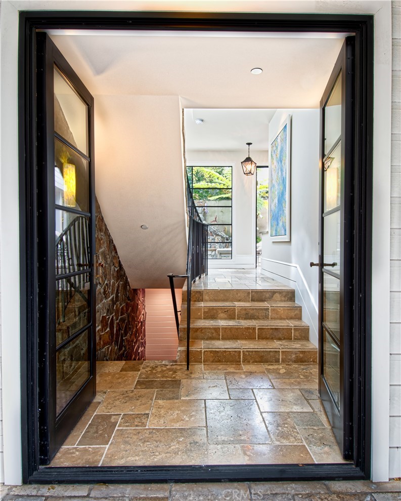 322 Emerald Bay Laguna Beach, CA 92651 - Photo 34 of 34 a view of entryway and hall with wooden floor