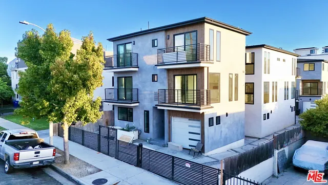 a front view of a house with balcony
