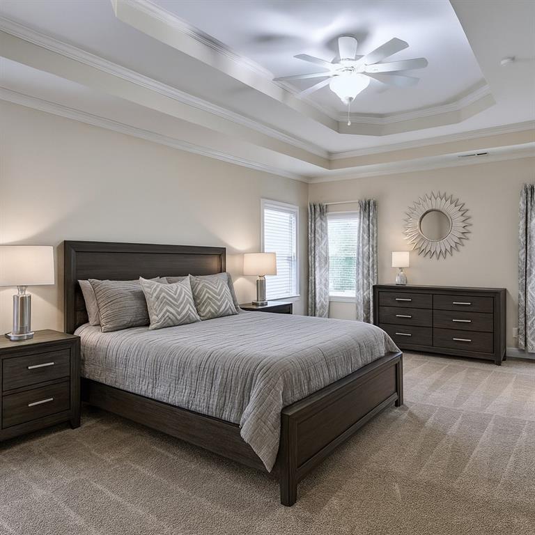 3221 Summer Stream Lane Kennesaw, GA 30152 - Photo 12 of 20 a spacious bedroom with a bed and a dresser