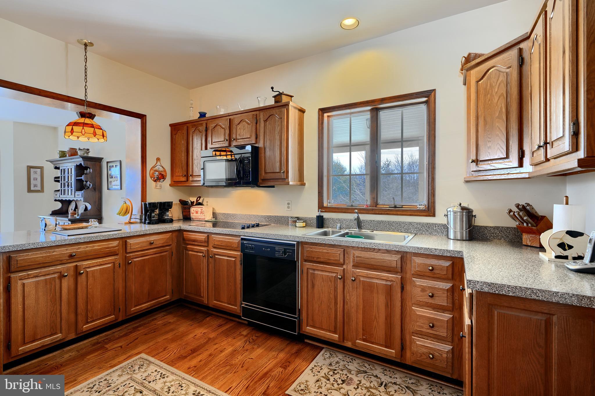 19824 Valley Mill Road Freeland, MD 21053 - Photo 35 of 72 a kitchen with stainless steel appliances granite countertop a sink stove and cabinets