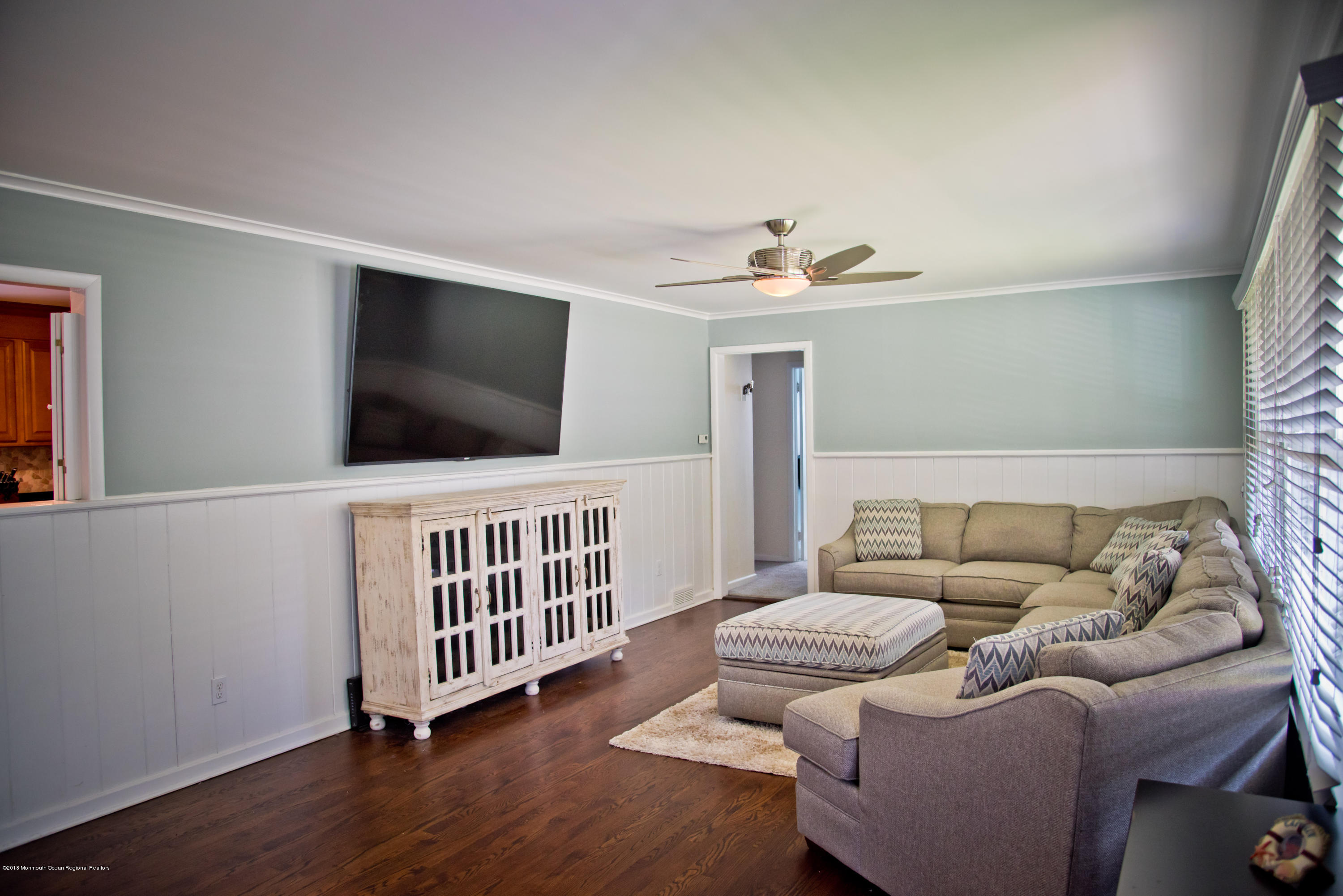 824 Beaver Dam Road Point Pleasant, NJ 08742 - Photo 9 of 35 a living room with furniture and a flat screen tv