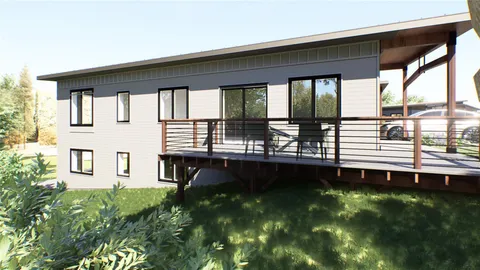 a house view with a outdoor space