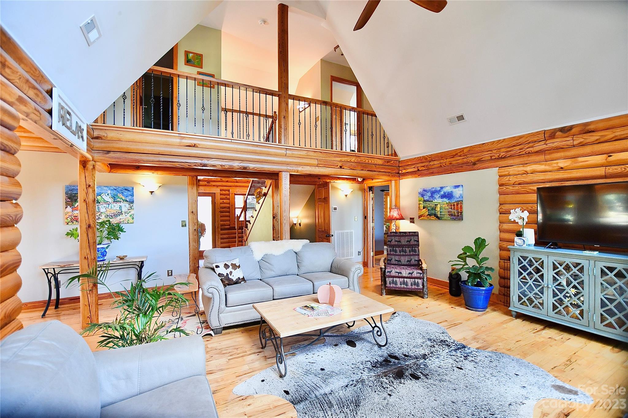 3703 Back Bluff Drive Morganton, NC 28655 - Photo 18 of 48 a outdoor living space with furniture and a flat screen tv