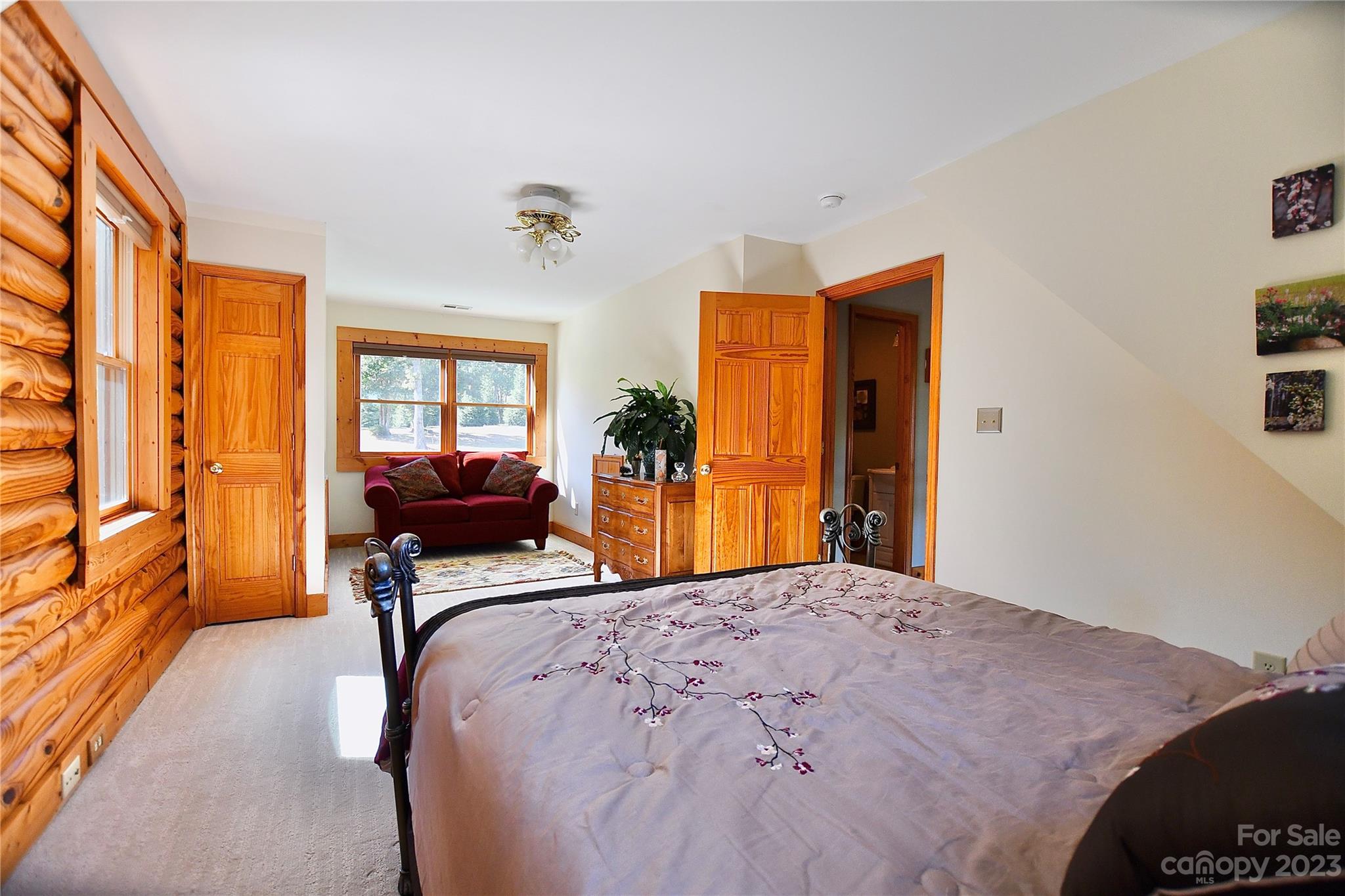 3703 Back Bluff Drive Morganton, NC 28655 - Photo 33 of 48 a bedroom with a bed and wooden furniture