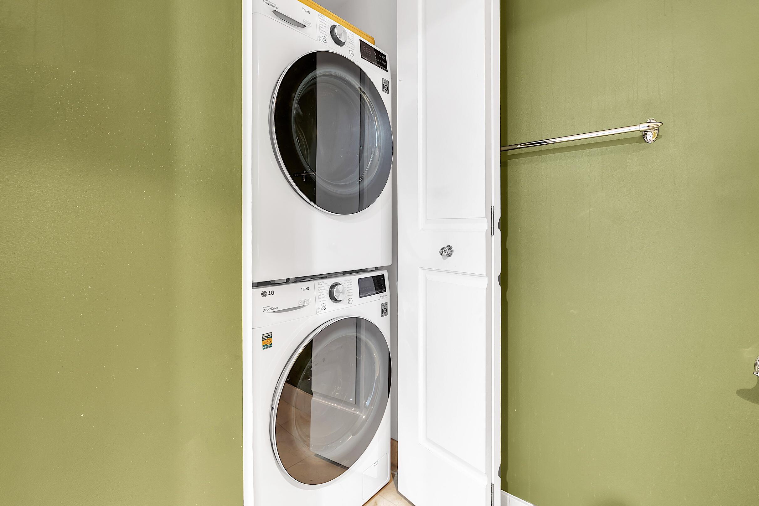 2500 East Las Olas Boulevard, Unit 802 Fort Lauderdale, FL 33301 - Photo 51 of 67 a close up view of a washer and dryer