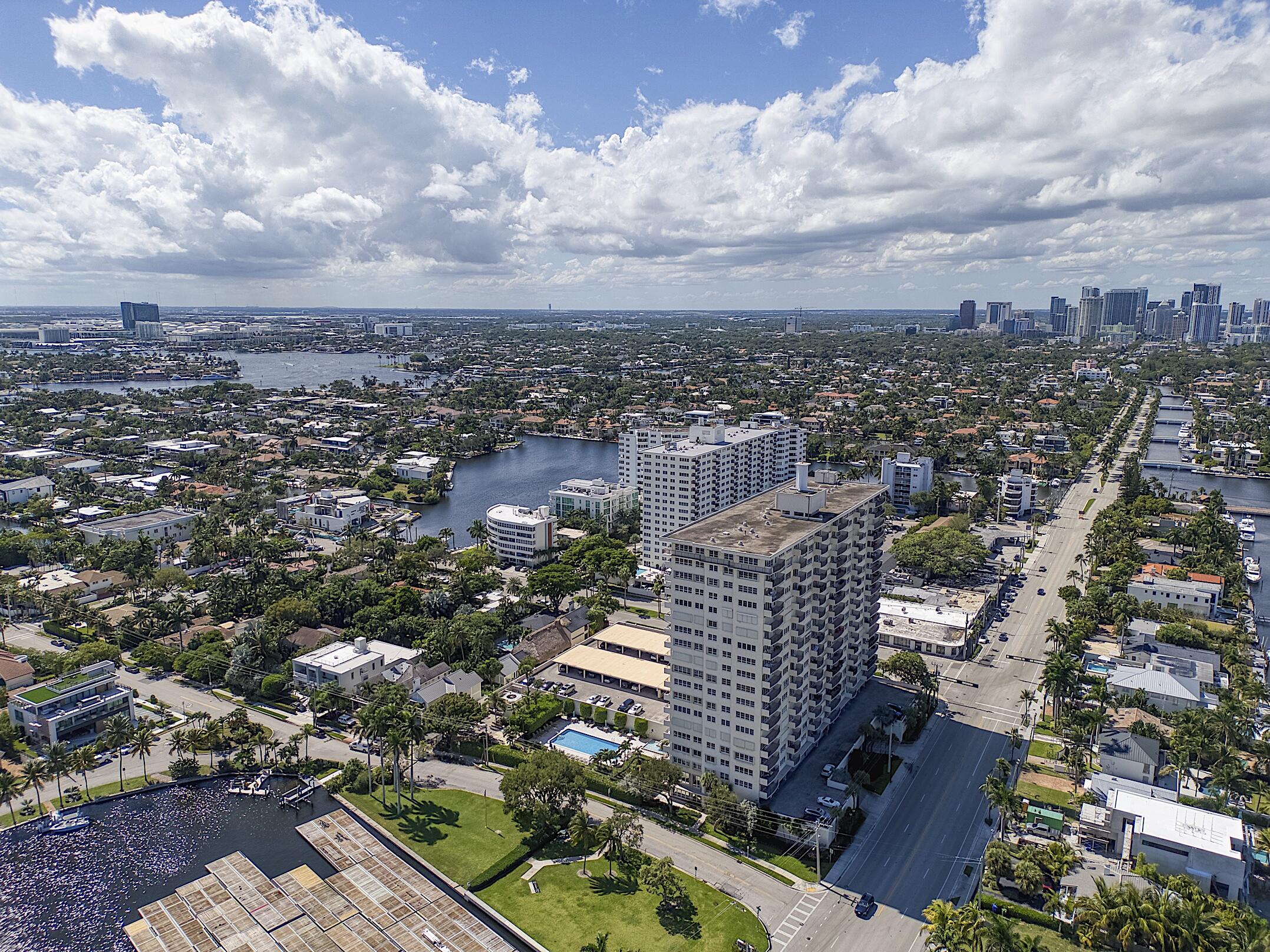2500 East Las Olas Boulevard, Unit 802 Fort Lauderdale, FL 33301 - Photo 62 of 67 an aerial view of city