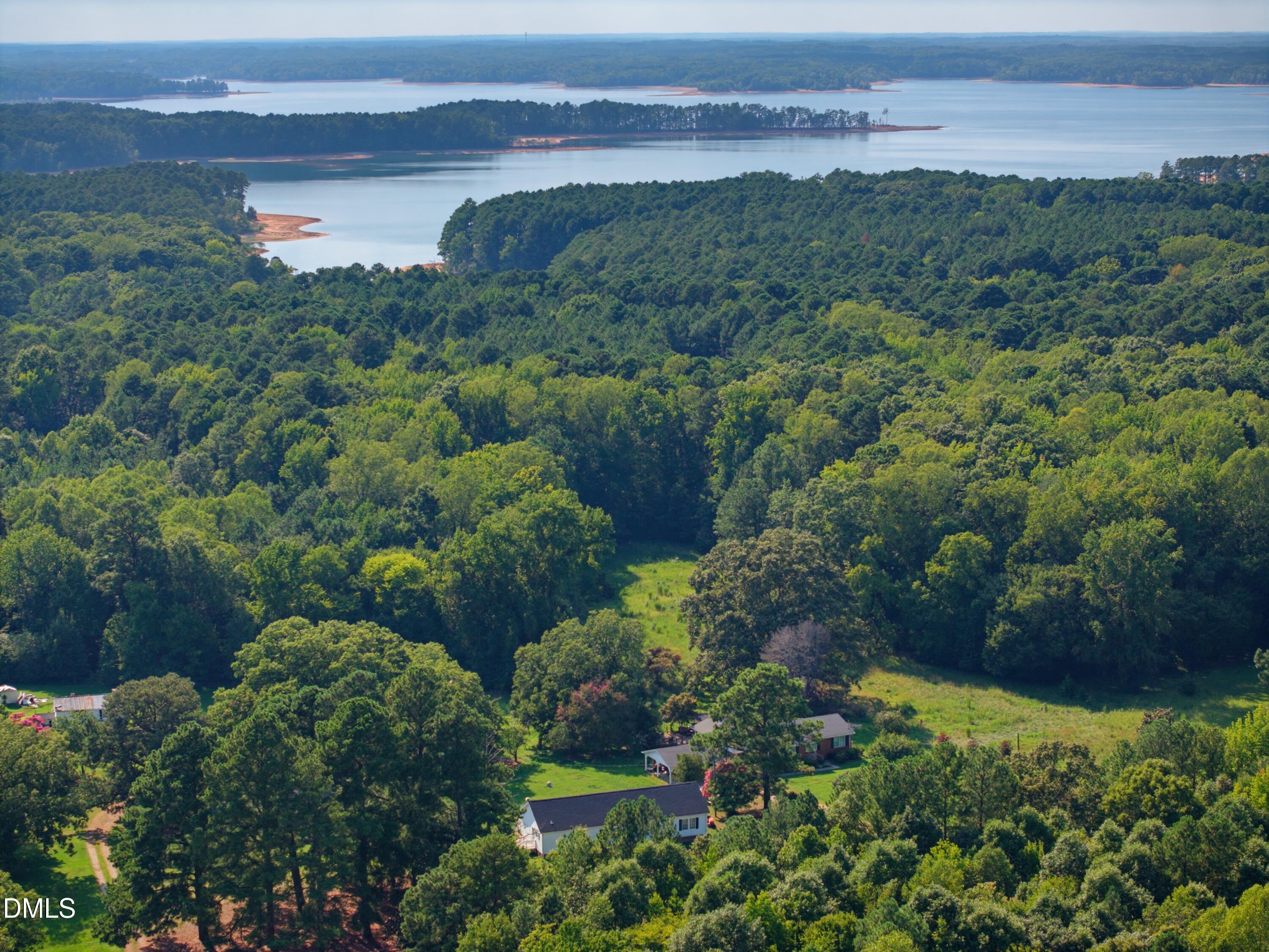 523 County Line Road Manson, NC 27553 - Photo 35 of 37 arial w lake4