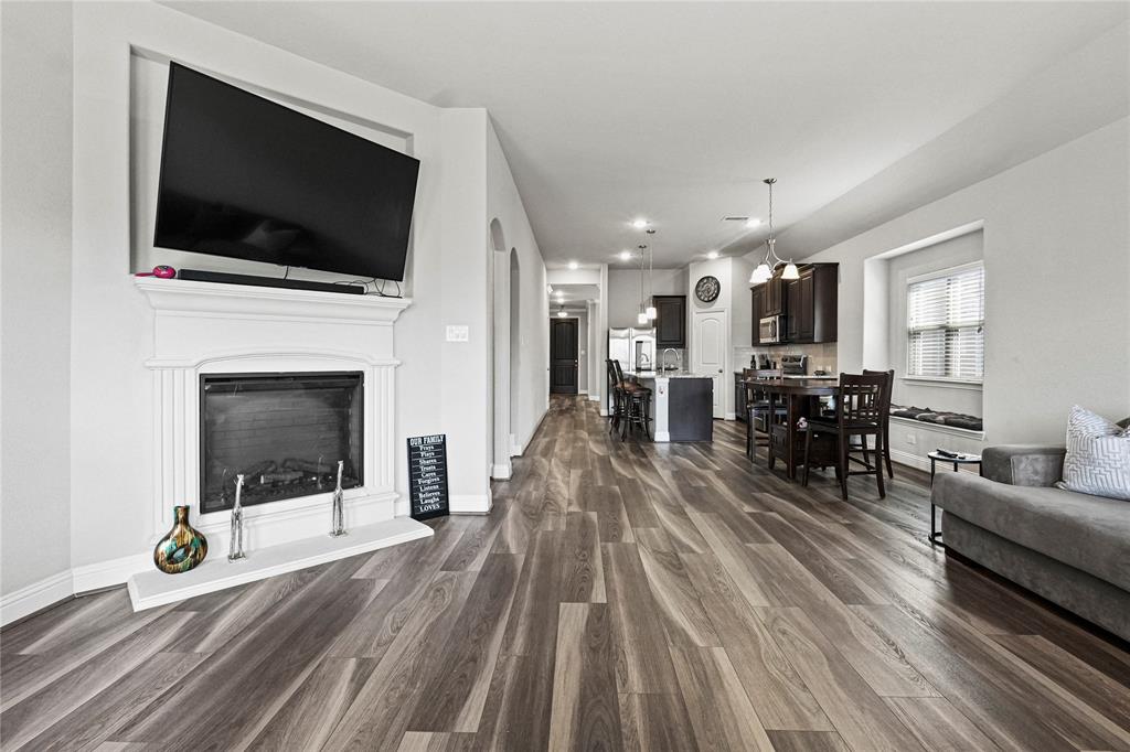 105 Melody Way Red Oak, TX 75154 - Photo 16 of 27 a view of a living room and a flat screen tv