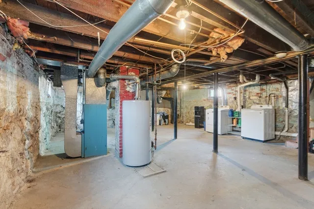 a view of water heater room