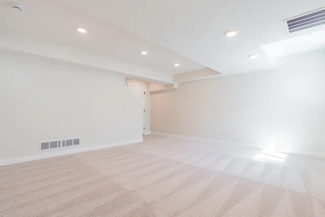 a view of an empty room