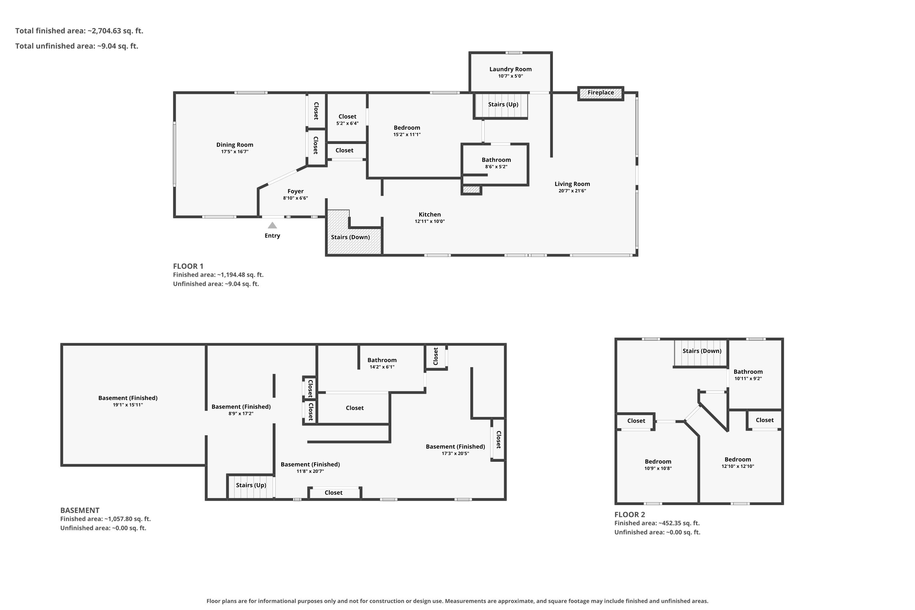 7301 West Wind Lake Road Norway, WI 53185 - Photo 59 of 62 Total Home Floor Plan