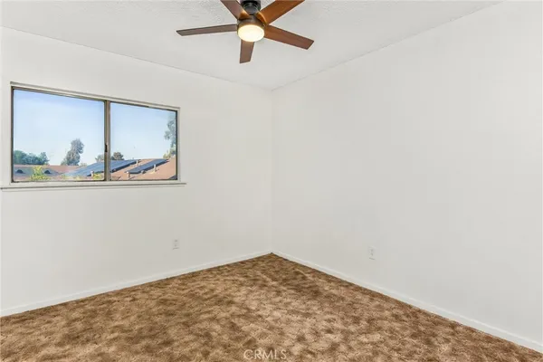 a view of a room with an empty space
