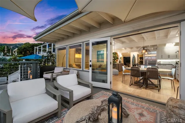 a outdoor space with lots of tables and chairs