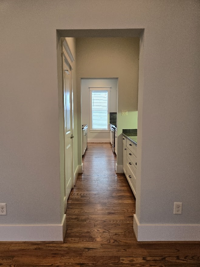 4109 Allen Street Houston, TX 77007 - Photo 19 of 42 View from living room to butler's pantry area and kitchen.