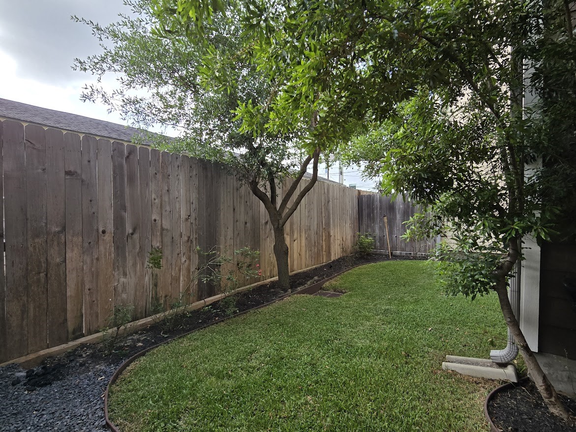 4109 Allen Street Houston, TX 77007 - Photo 41 of 42 Private backyard with green space and some trees for shade..