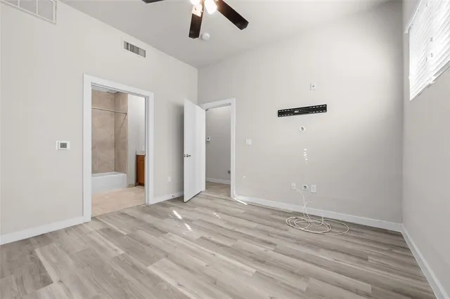 wooden floor in an empty room