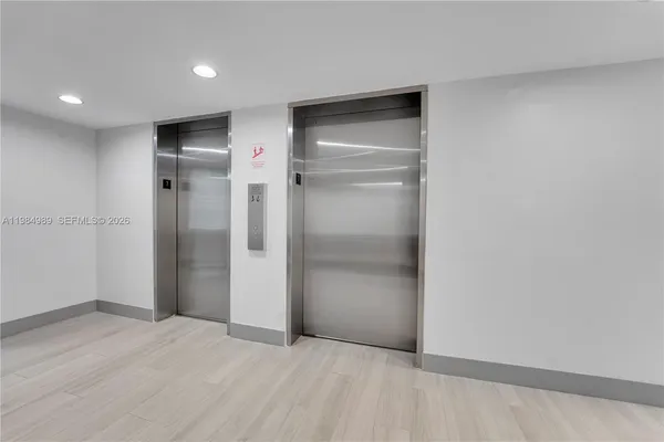 a view of an empty room