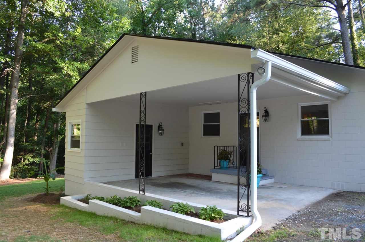 110 Nancy Rhodes Drive Durham, NC 27712 - Photo 3 of 24 a view of a garage