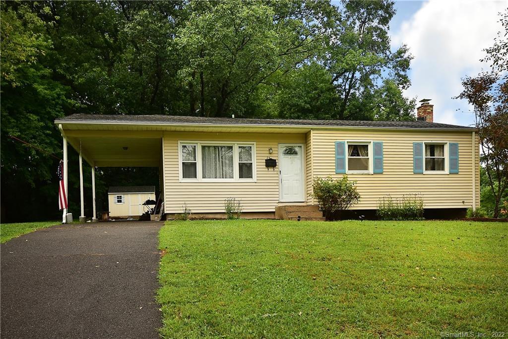 25 Thomas Street Windsor Locks, CT 06096 - Photo 1 of 1 a view of a house with a yard