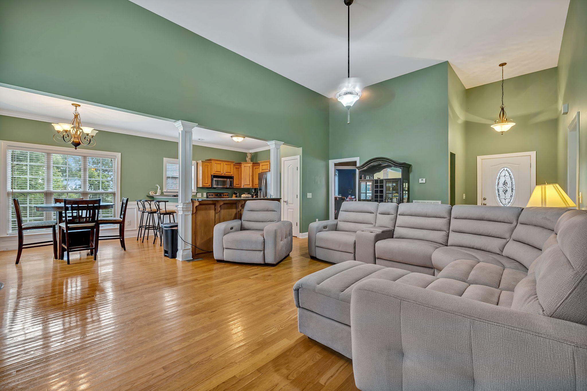 573 Summit Way Mount Juliet, TN 37122 - Photo 8 of 37 a living room with furniture and wooden floor