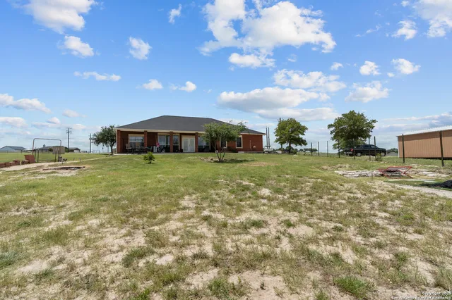 a view of a lake with houses