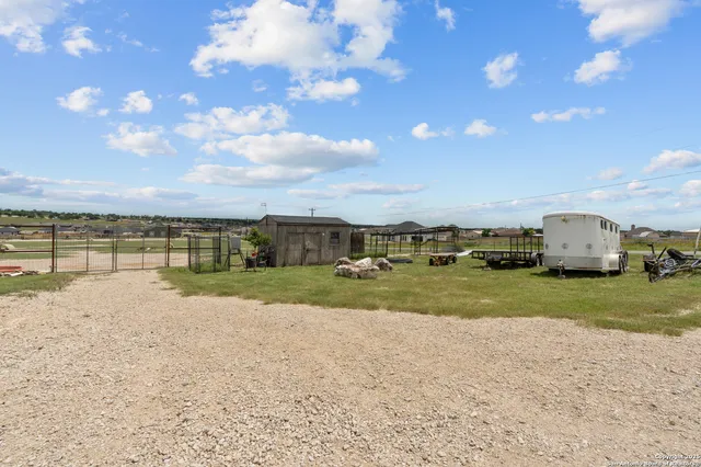 a view of a lake with houses