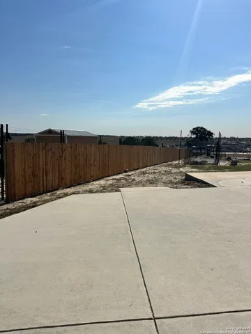 a view of an outdoor space and seating area