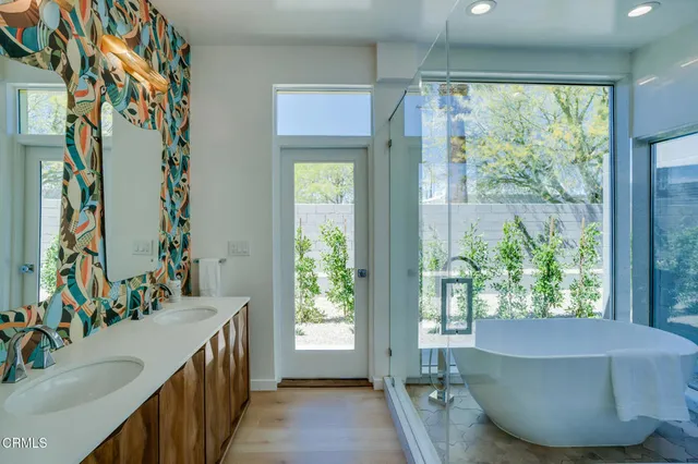 a view of swimming pool with a patio