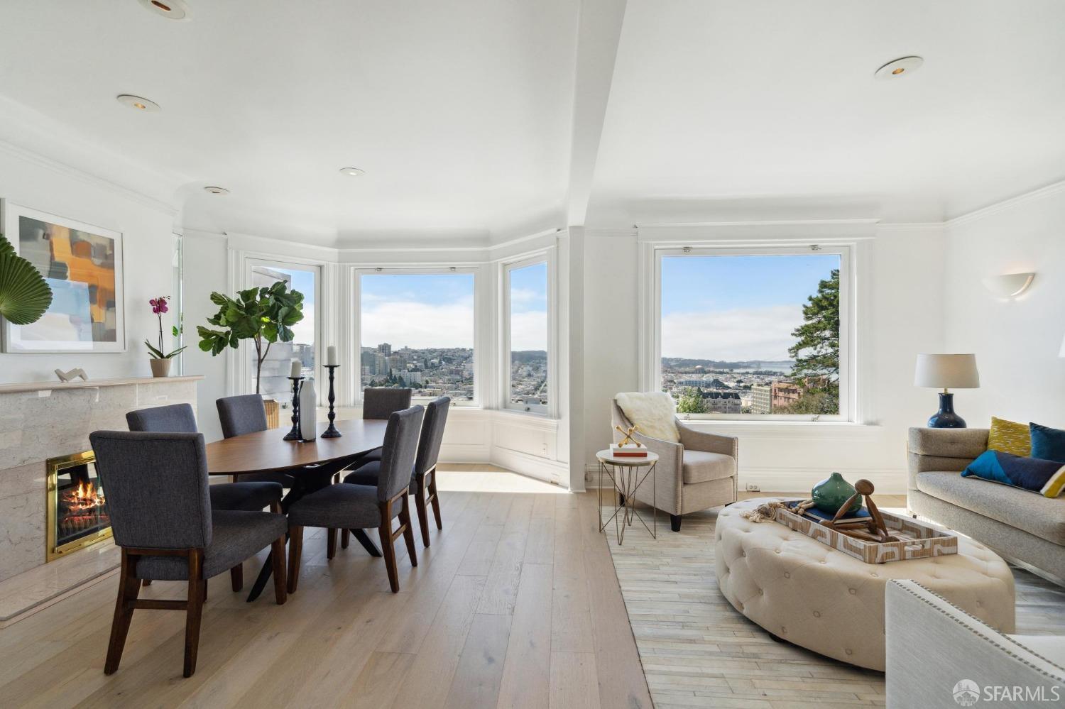 2421 Larkin Street San Francisco, CA 94109 - Photo 1 of 29 a living room with furniture and a large window