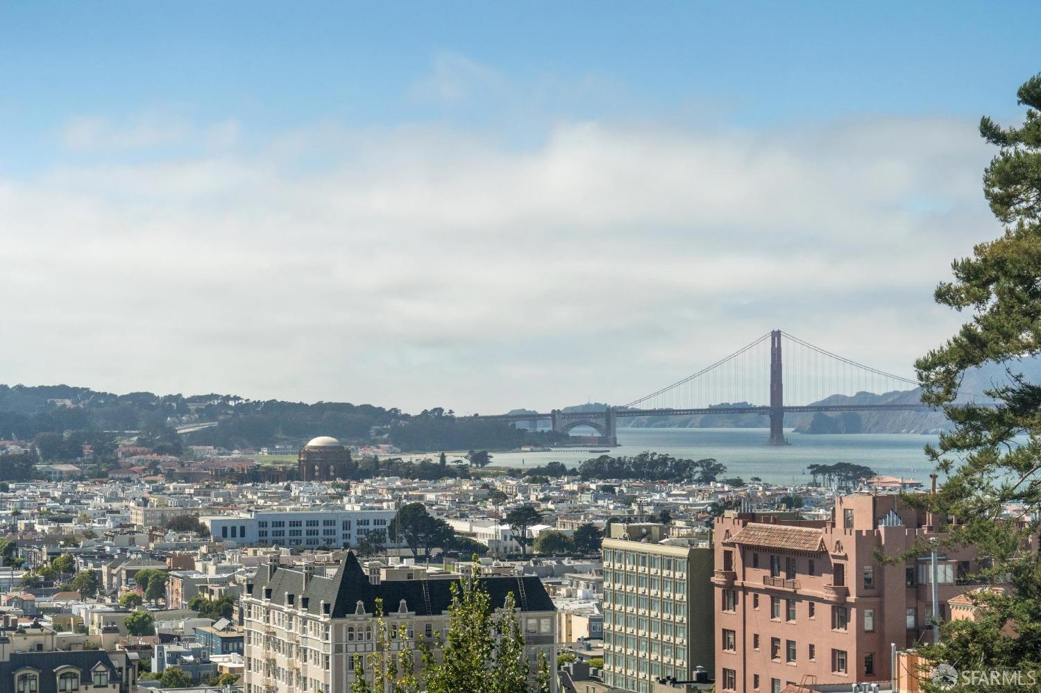 2421 Larkin Street San Francisco, CA 94109 - Photo 26 of 29 an aerial view of residential building and city view