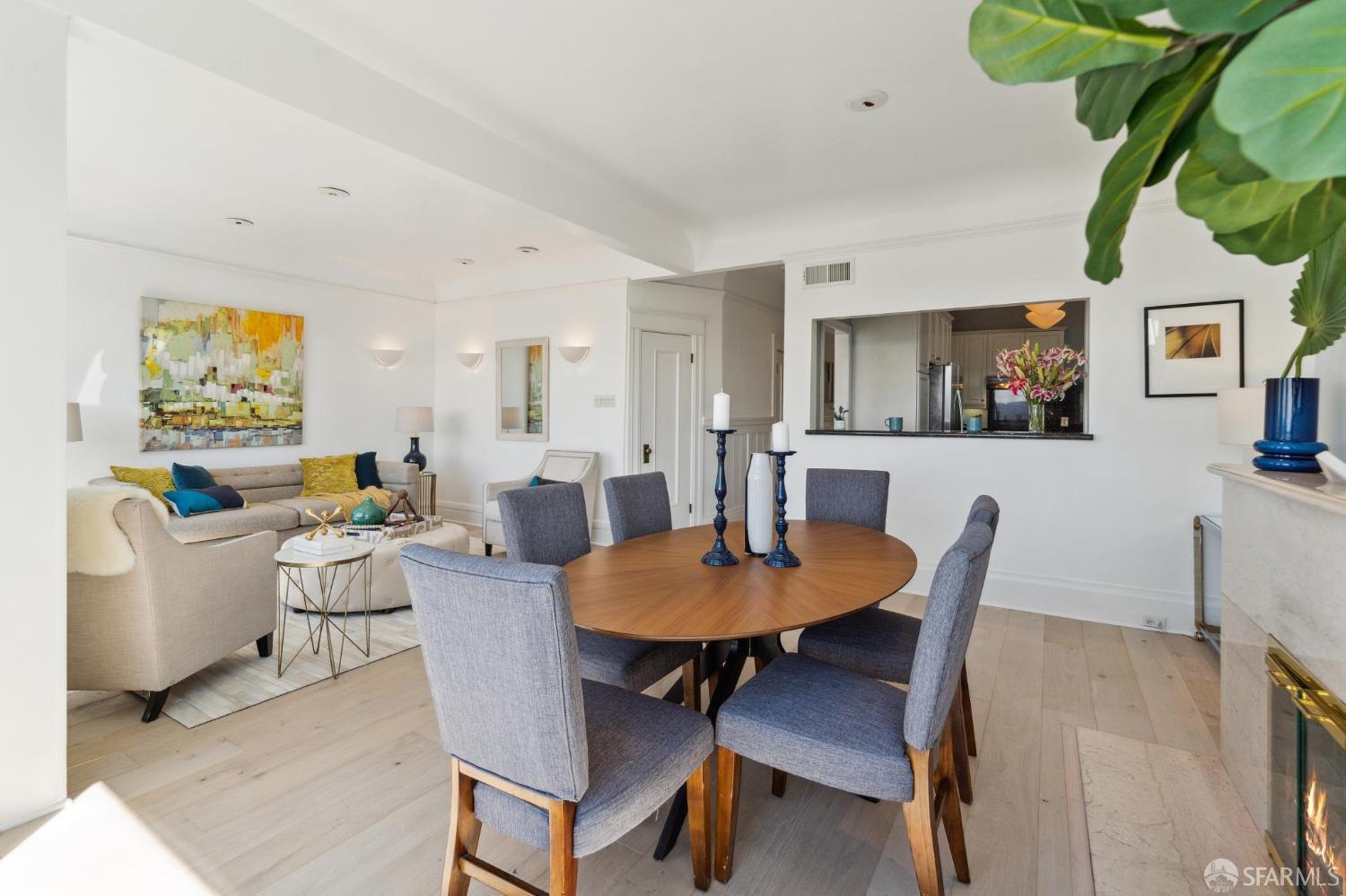 2421 Larkin Street San Francisco, CA 94109 - Photo 10 of 29 a view of a dining room with furniture