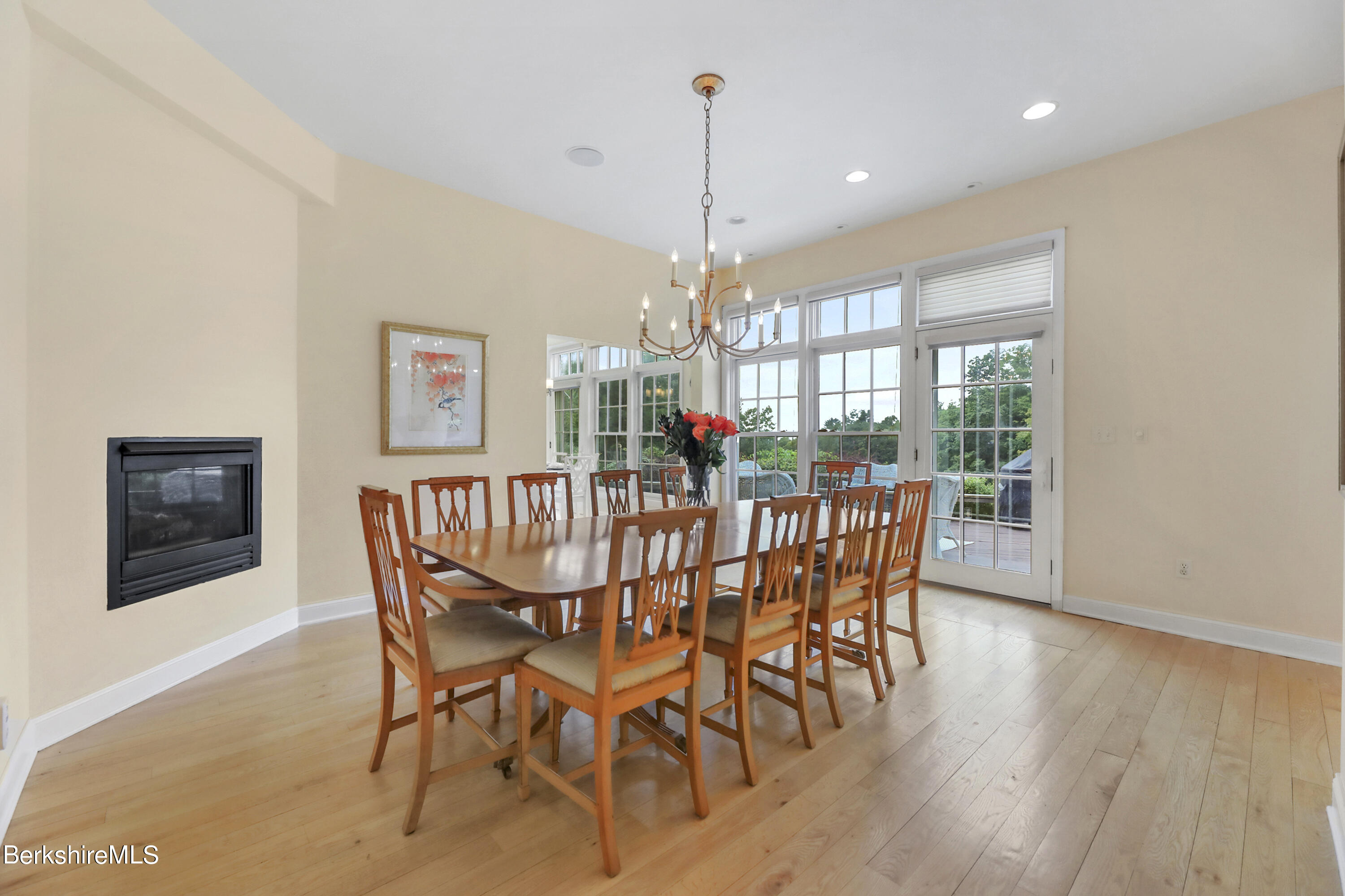 248 E Road Alford, MA 01266 - Photo 10 of 43 a view of a dining room with furniture window and wooden floor