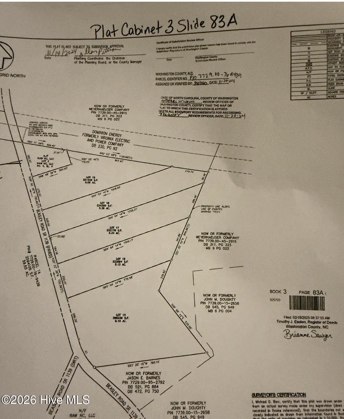 Lot 15 Beasley Road Roper, NC 27970 - Photo 5 of 5 94925