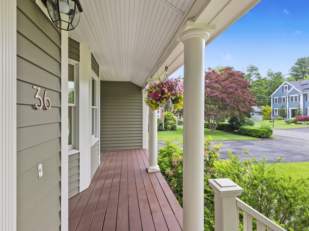 a view of a house with a porch