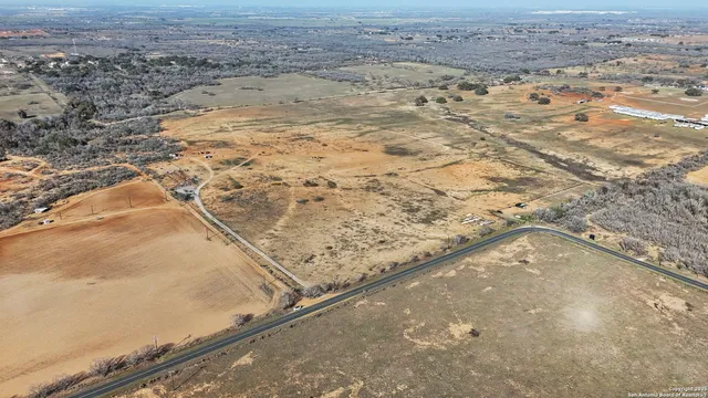 a view of a dry yard