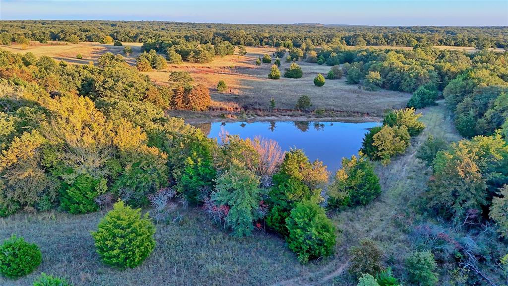 3458 Catholic Cemetery Road Montague, TX 76251 - Photo 15 of 32 an aerial view of residential houses with outdoor space and trees