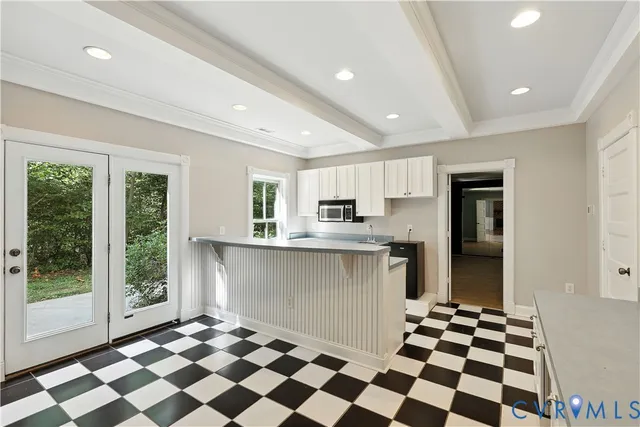 a room with table tennis table