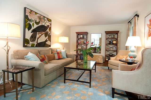 3417 Cambridge Road Durham, NC 27707 - Photo 3 of 25 Living Room