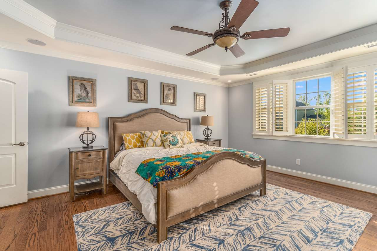 2815 Country Charm Road Raleigh, NC 27614 - Photo 14 of 30 Lots of open light with Plantation shudders. Master Bedroom