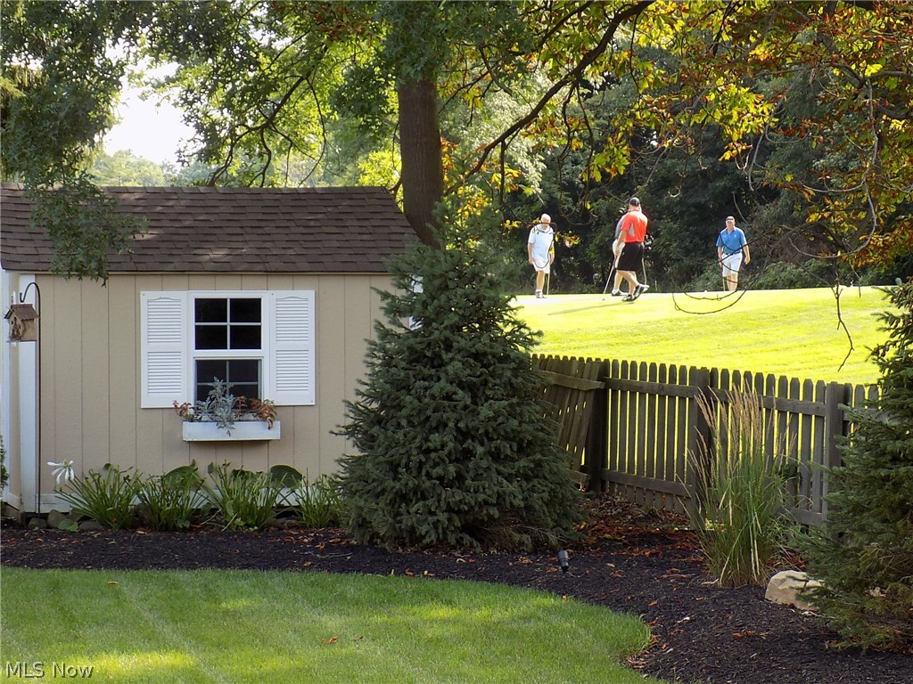 25769 Butternut Ridge Road North Olmsted, OH 44070 - Photo 27 of 35 Large storage shed & another view of the 10th Green!