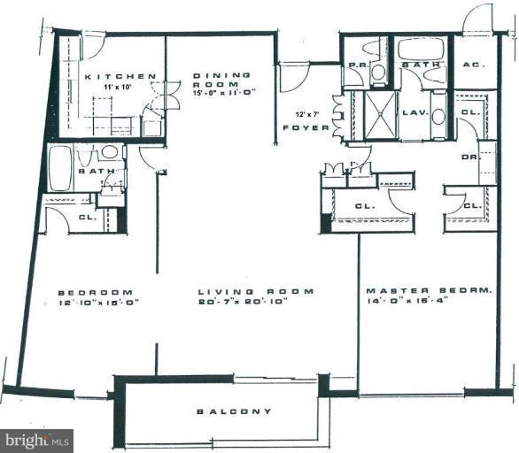 1101 South Arlington Ridge Road, Unit 514 Arlington, VA 22202 - Photo 24 of 24 Floor Plan #1