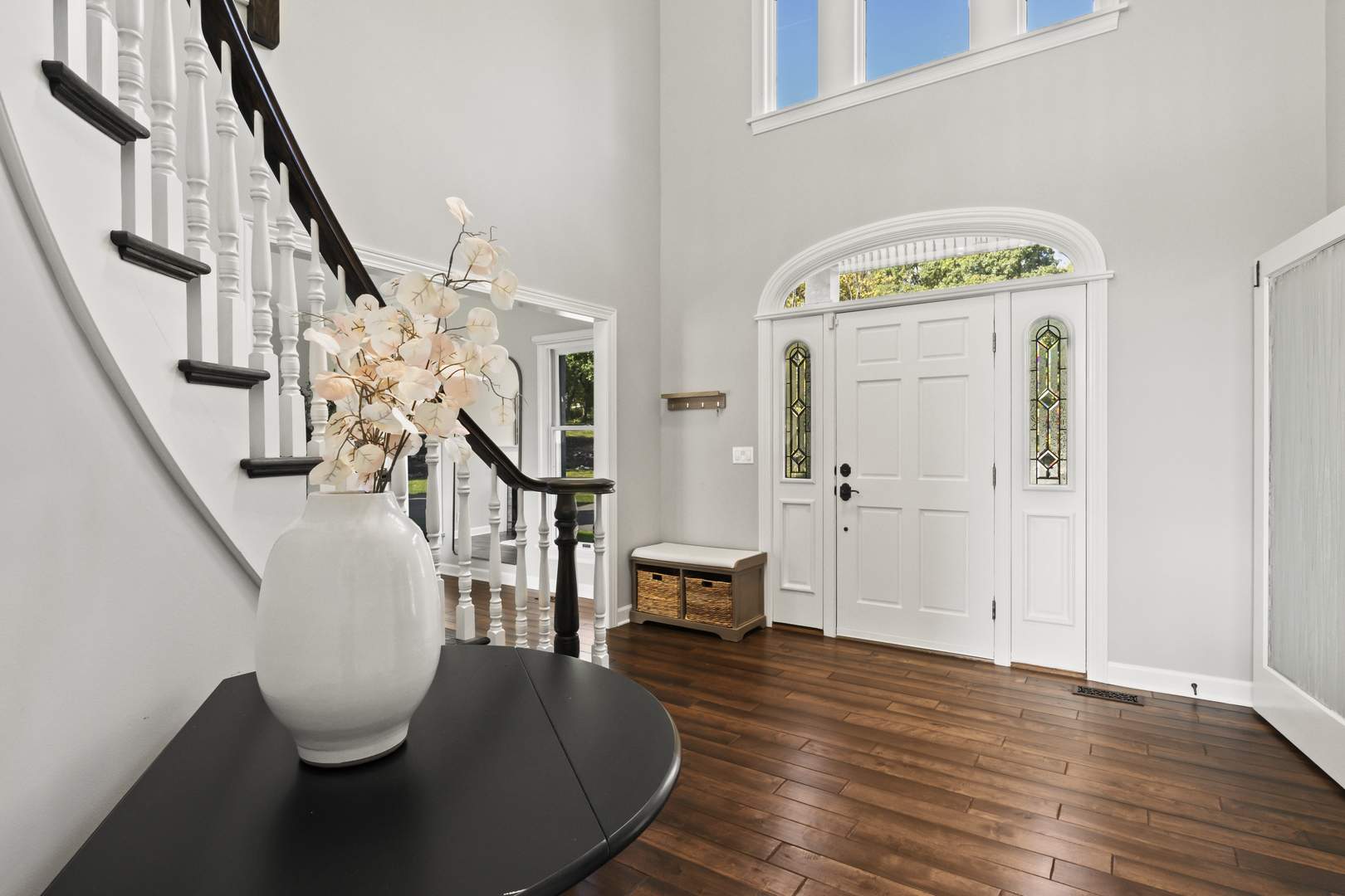 36W669 Crane Road St. Charles, IL 60174 - Photo 3 of 62 a view of entryway and hall with wooden floor