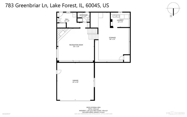 $739,000 | 783 Greenbriar Lane, Lake Forest, IL 60045
