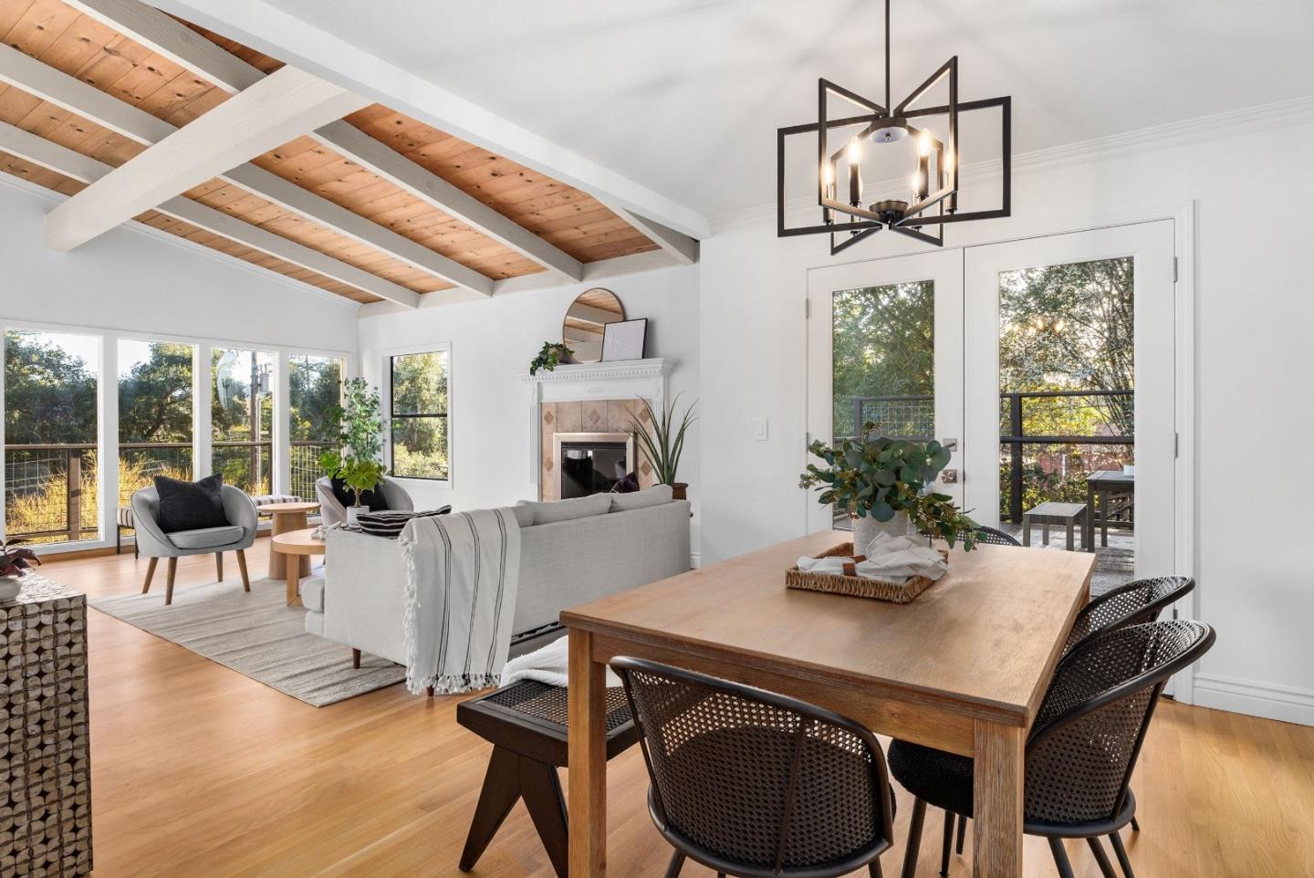 231 Nelson Road Scotts Valley, CA 95066 - Photo 11 of 54 a view of a dining room with furniture window and outside view