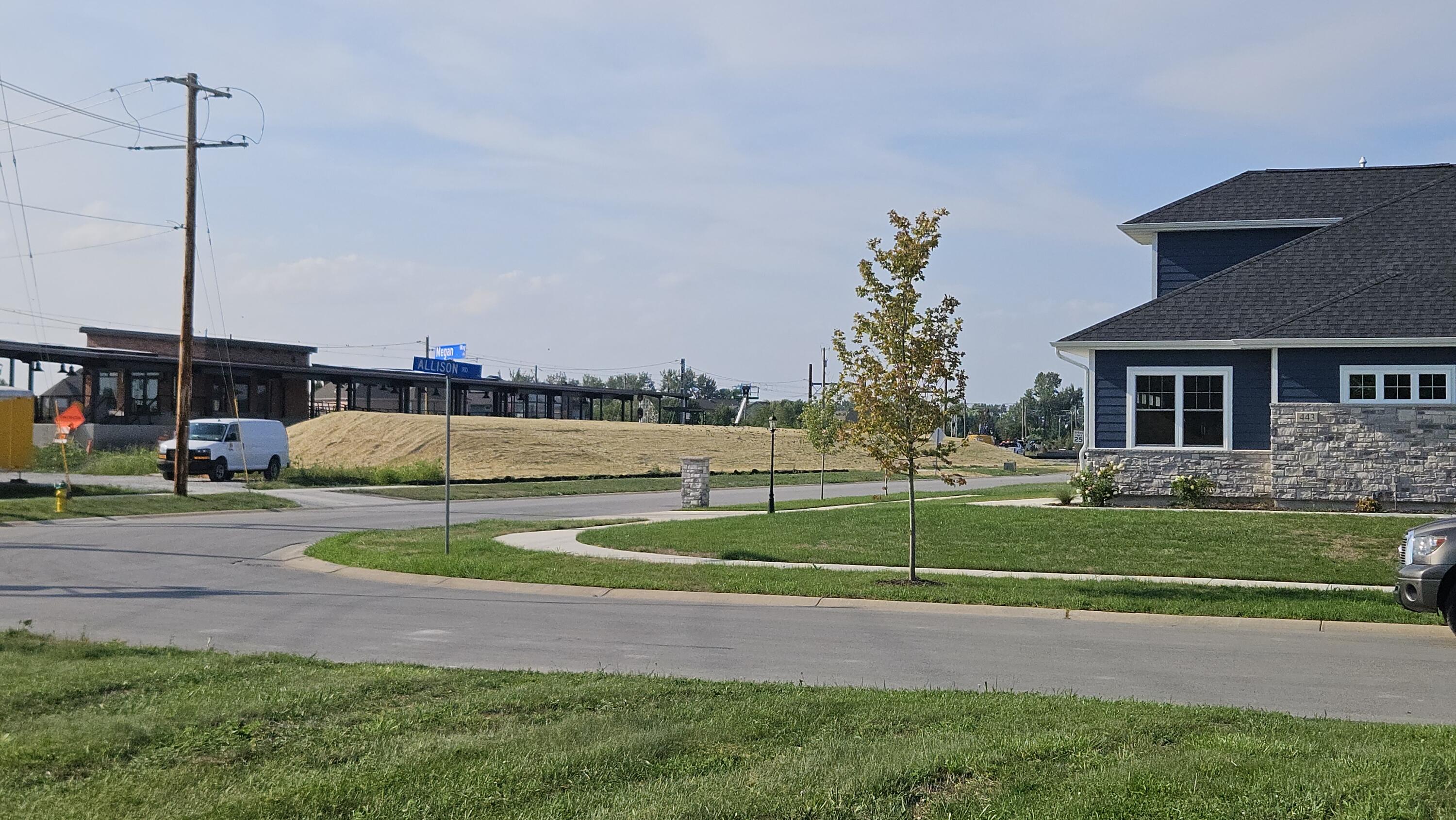 444 Megan Way Munster, IN 46321 - Photo 3 of 7 a view of a house with a backyard and a tree